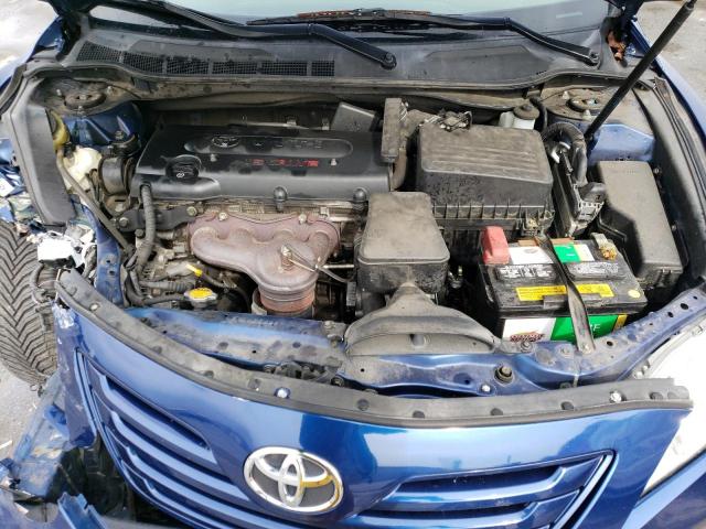 4T1BE46K39U387445 - 2009 TOYOTA CAMRY BASE BLUE photo 11