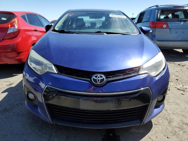 5YFBURHE8EP004943 - 2014 TOYOTA COROLLA L BLUE photo 5