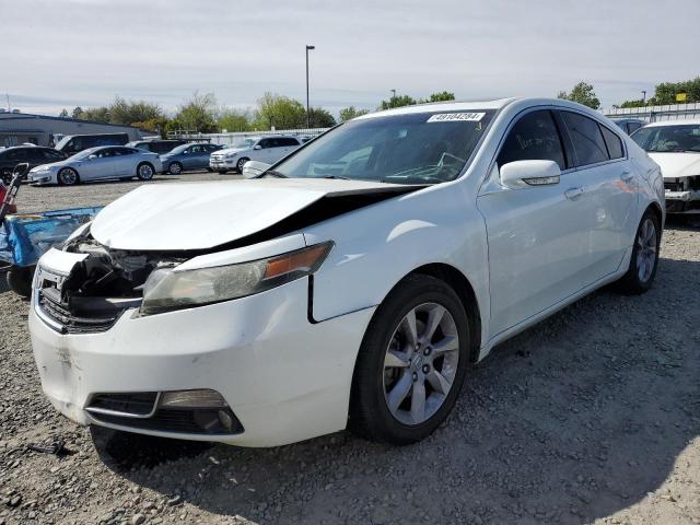 19UUA8F56DA006516 - 2013 ACURA TL TECH WHITE photo 1