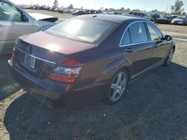 WDDNG71X38A221853 - 2008 MERCEDES-BENZ S 550 MAROON photo 3