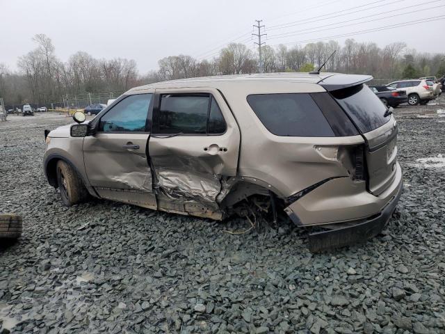 1FM5K8AR1EGC26909 - 2014 FORD EXPLORER POLICE INTERCEPTOR თაფლისფერი ფოტო 2