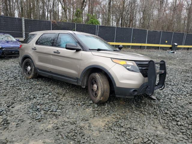 1FM5K8AR1EGC26909 - 2014 FORD EXPLORER POLICE INTERCEPTOR თაფლისფერი ფოტო 4