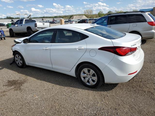 5NPDH4AE2GH736172 - 2016 HYUNDAI ELANTRA SE WHITE photo 2