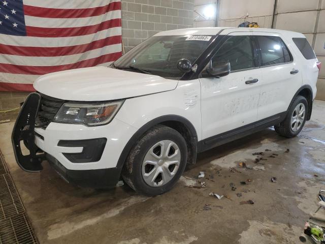 1FM5K8AR5GGB07294 - 2016 FORD EXPLORER POLICE INTERCEPTOR WHITE photo 1