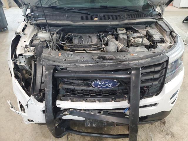 1FM5K8AR5GGB07294 - 2016 FORD EXPLORER POLICE INTERCEPTOR WHITE photo 12