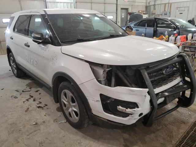 1FM5K8AR5GGB07294 - 2016 FORD EXPLORER POLICE INTERCEPTOR WHITE photo 4