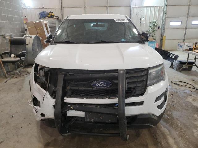 1FM5K8AR5GGB07294 - 2016 FORD EXPLORER POLICE INTERCEPTOR WHITE photo 5
