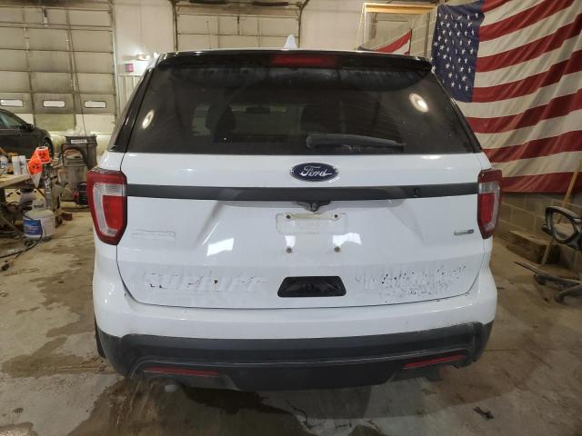 1FM5K8AR5GGB07294 - 2016 FORD EXPLORER POLICE INTERCEPTOR WHITE photo 6