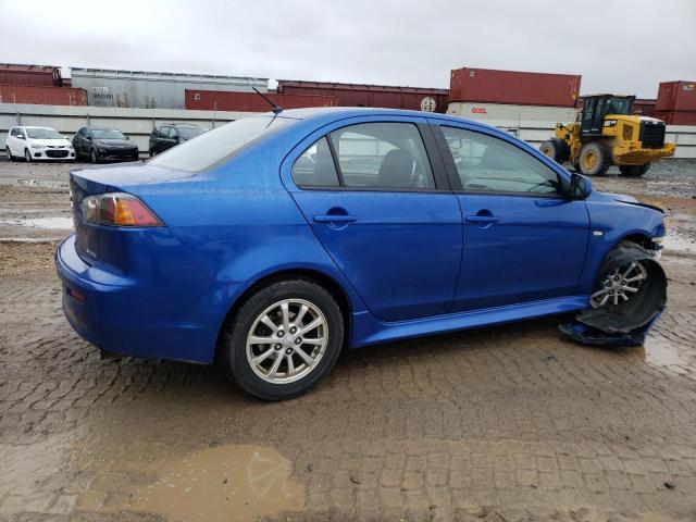 JA32U2FUXBU002898 - 2011 MITSUBISHI LANCER ES/ES SPORT BLUE photo 3