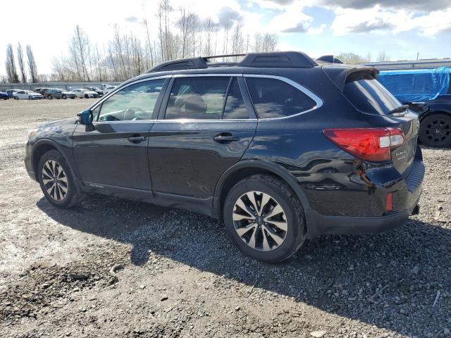 4S4BSENC3H3225943 - 2017 SUBARU OUTBACK 3.6R LIMITED BLACK photo 2