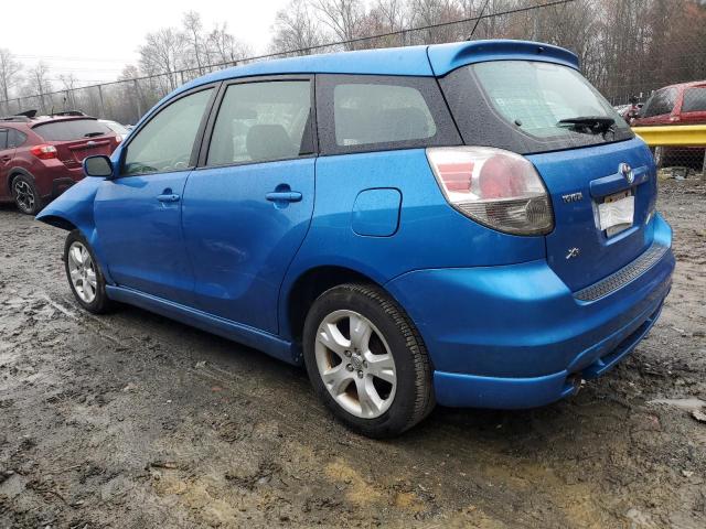 2T1KR30E88C706811 - 2008 TOYOTA COROLLA MA XR BLUE photo 2