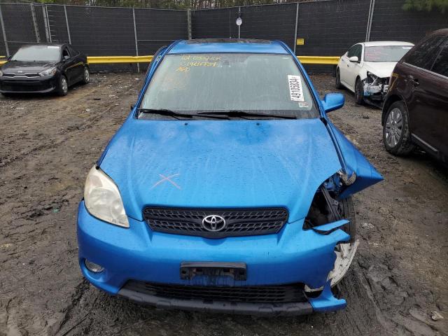 2T1KR30E88C706811 - 2008 TOYOTA COROLLA MA XR BLUE photo 5