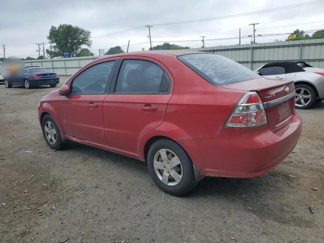 KL1TD5DE2BB142062 - 2011 CHEVROLET AVEO LS RED photo 2