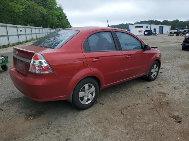 KL1TD5DE2BB142062 - 2011 CHEVROLET AVEO LS RED photo 3