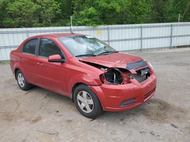 KL1TD5DE2BB142062 - 2011 CHEVROLET AVEO LS RED photo 4