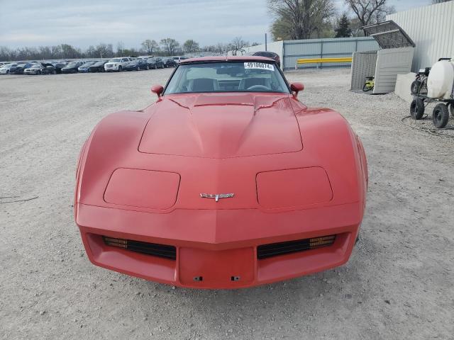 1Z878AS429948 - 1980 CHEVROLET CORVETTE RED photo 5