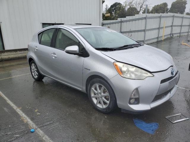 JTDKDTB39D1043614 - 2013 TOYOTA PRIUS C SILVER photo 4