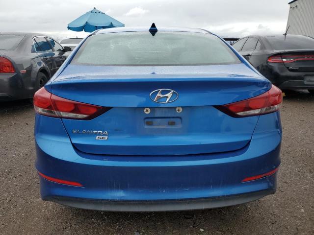 5NPD74LF9HH147887 - 2017 HYUNDAI ELANTRA SE BLUE photo 6