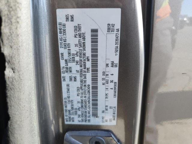 5LMCJ2C95GUJ28309 - 2016 LINCOLN MKC SELECT 灰色 照片 13