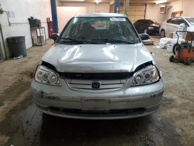 2HGES16602H532687 - 2002 HONDA CIVIC LX SILVER photo 5