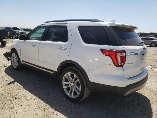 1FM5K7F87GGB85831 - 2016 FORD EXPLORER LIMITED WHITE photo 2