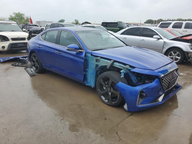 KMTG44LA9KU031310 - 2019 GENESIS G70 PRESTIGE BLUE photo 4