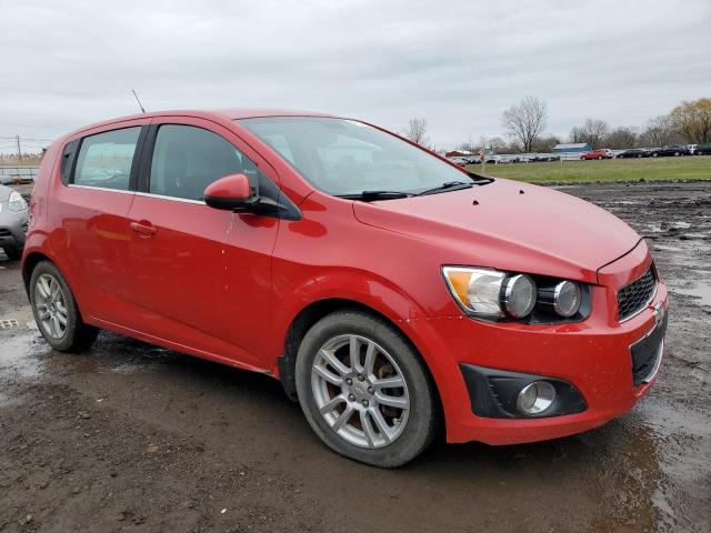 1G1JC6SH1C4216222 - 2012 CHEVROLET SONIC LT RED photo 4