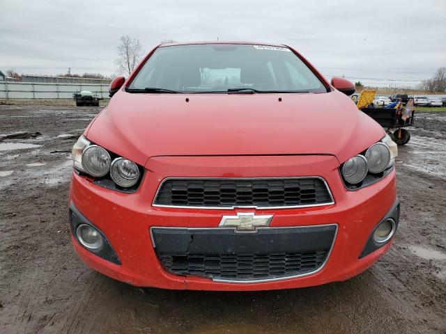 1G1JC6SH1C4216222 - 2012 CHEVROLET SONIC LT RED photo 5