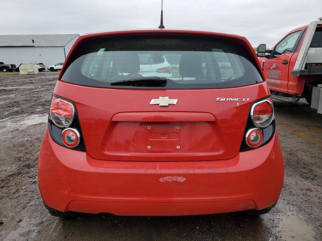 1G1JC6SH1C4216222 - 2012 CHEVROLET SONIC LT RED photo 6