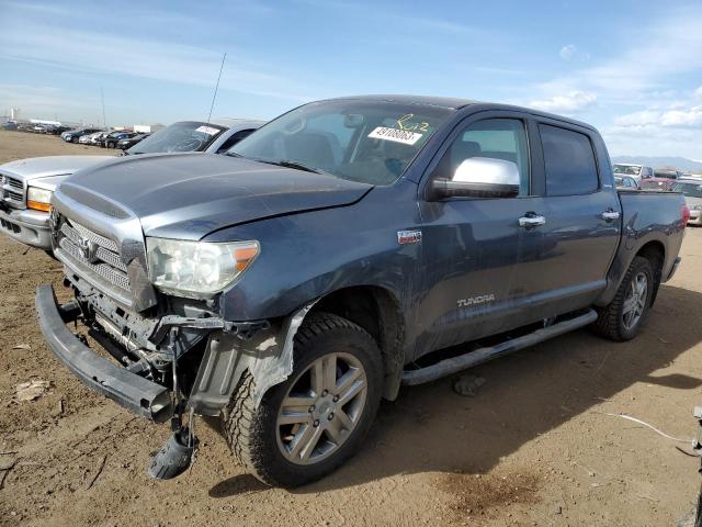 5TBDV581X7S471974 - 2007 TOYOTA TUNDRA CREWMAX LIMITED BLUE photo 1