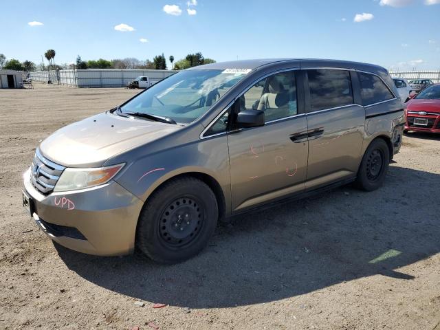 5FNRL5H29CB021453 - 2012 HONDA ODYSSEY LX GOLD photo 1