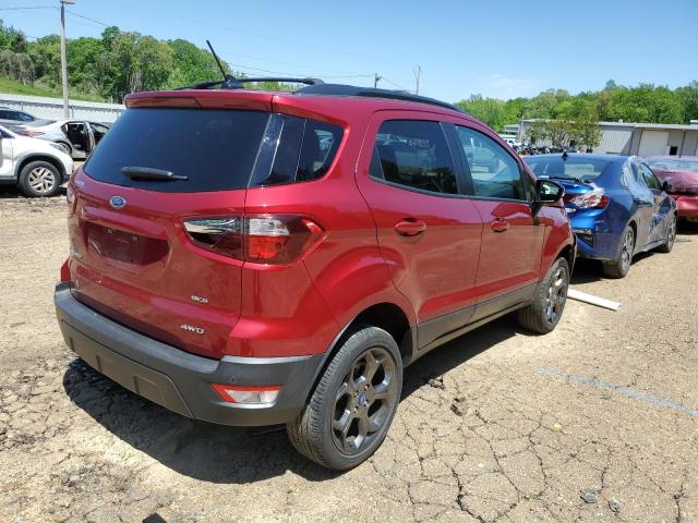 MAJ6P1CL6JC226339 - 2018 FORD ECOSPORT SES RED photo 3