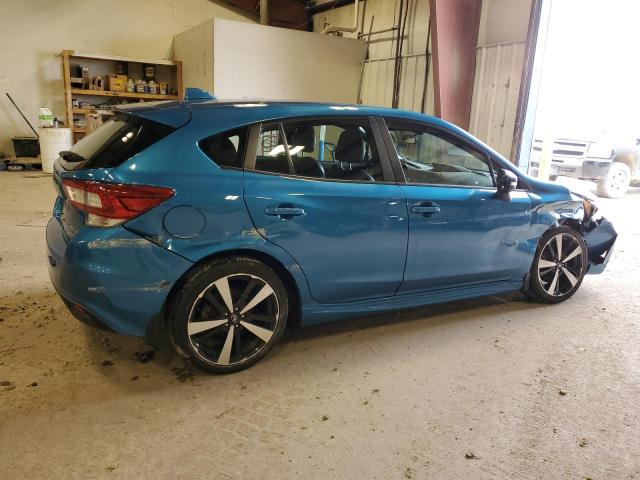 4S3GTAM65K3735522 - 2019 SUBARU IMPREZA SPORT BLUE photo 3