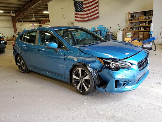 4S3GTAM65K3735522 - 2019 SUBARU IMPREZA SPORT BLUE photo 4