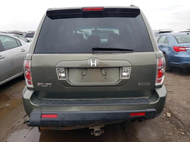 2HKYF18527H507213 - 2007 HONDA PILOT EXL GRAY photo 6