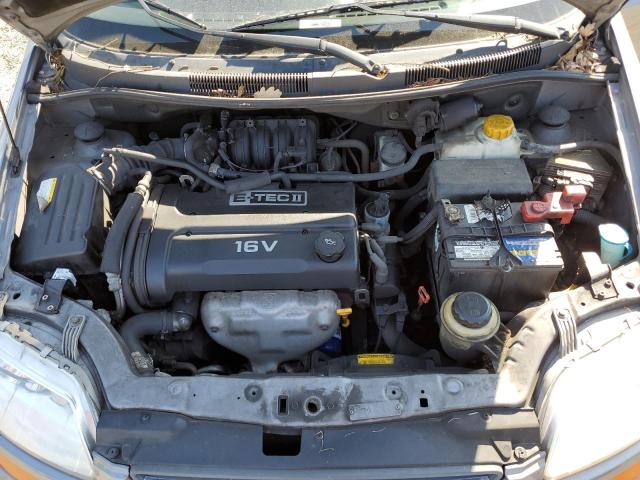 KL1TD66616B630372 - 2006 CHEVROLET AVEO BASE SILVER photo 11