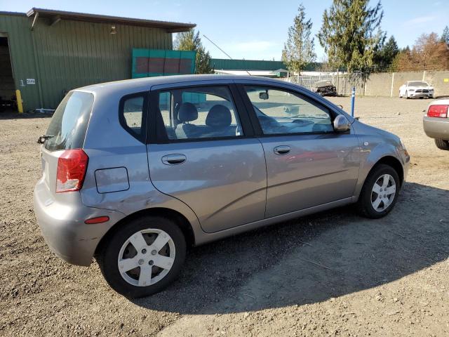 KL1TD66616B630372 - 2006 CHEVROLET AVEO BASE SILVER photo 3