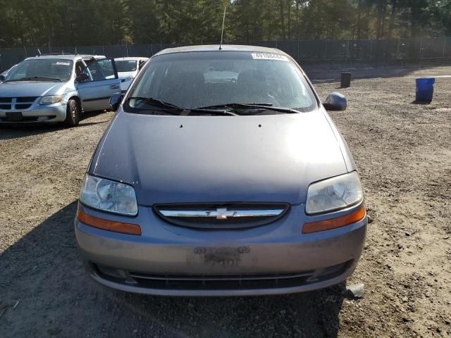 KL1TD66616B630372 - 2006 CHEVROLET AVEO BASE SILVER photo 5