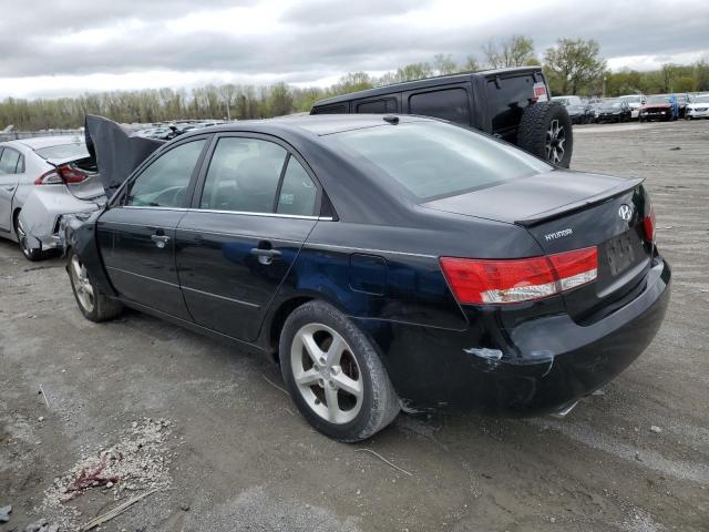 5NPEU46F18H336686 - 2008 HYUNDAI SONATA SE BLACK photo 2