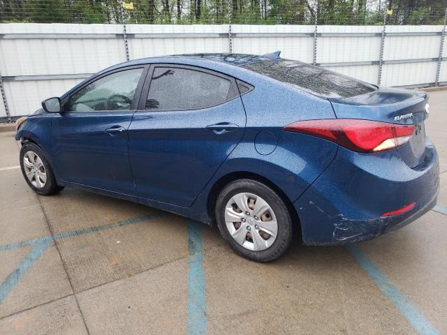 KMHDH4AE5GU583093 - 2016 HYUNDAI ELANTRA SE BLUE photo 2