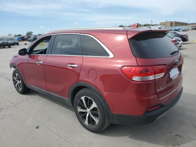 5XYPH4A59JG409778 - 2018 KIA SORENTO EX RED photo 2