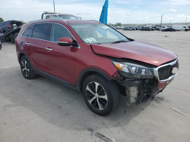 5XYPH4A59JG409778 - 2018 KIA SORENTO EX RED photo 4