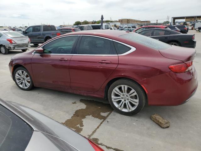 1C3CCCAB9FN554739 - 2015 CHRYSLER 200 LIMITED BURGUNDY photo 2