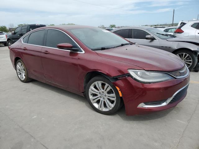 1C3CCCAB9FN554739 - 2015 CHRYSLER 200 LIMITED BURGUNDY photo 4