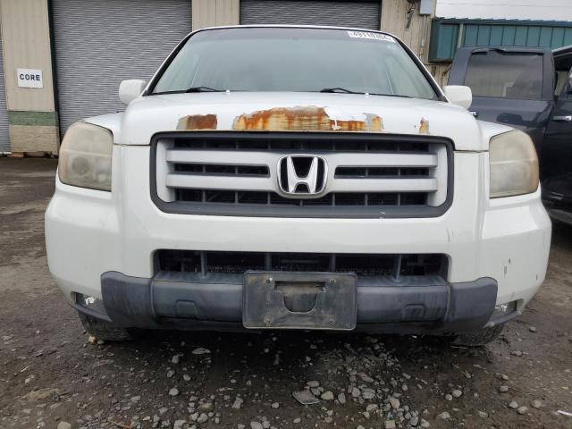 5FNYF18568B053452 - 2008 HONDA PILOT EXL WHITE photo 5