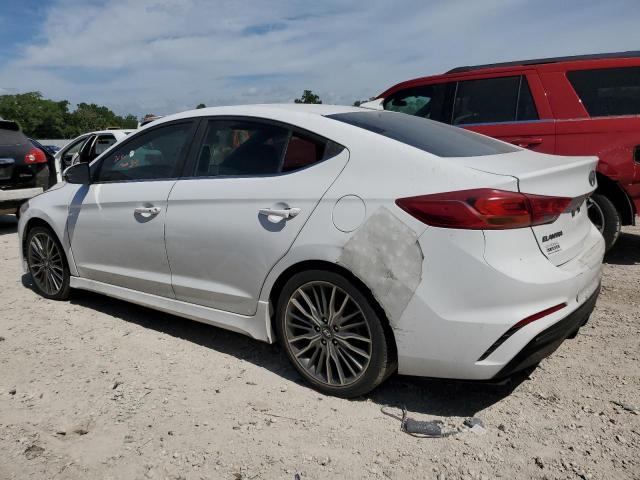 KMHD04LB0HU327259 - 2017 HYUNDAI ELANTRA SPORT WHITE photo 2