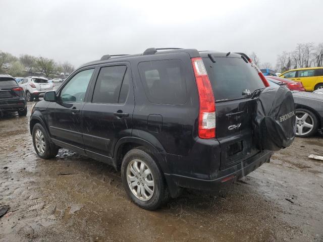 SHSRD78895U340215 - 2005 HONDA CR-V EX BLACK photo 2