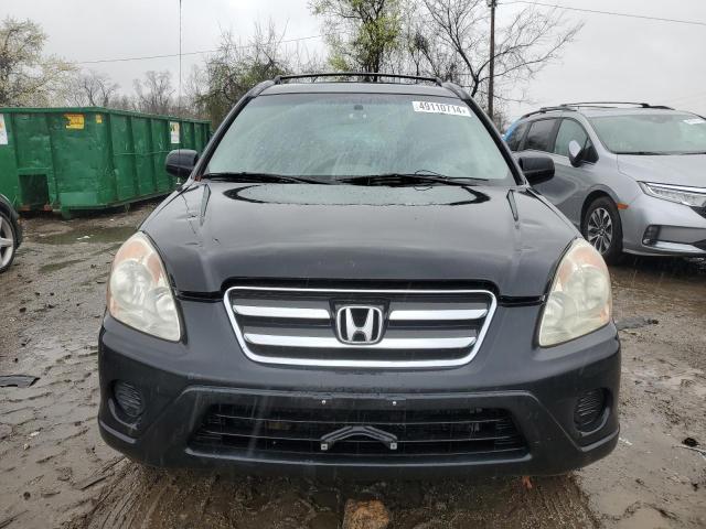 SHSRD78895U340215 - 2005 HONDA CR-V EX BLACK photo 5