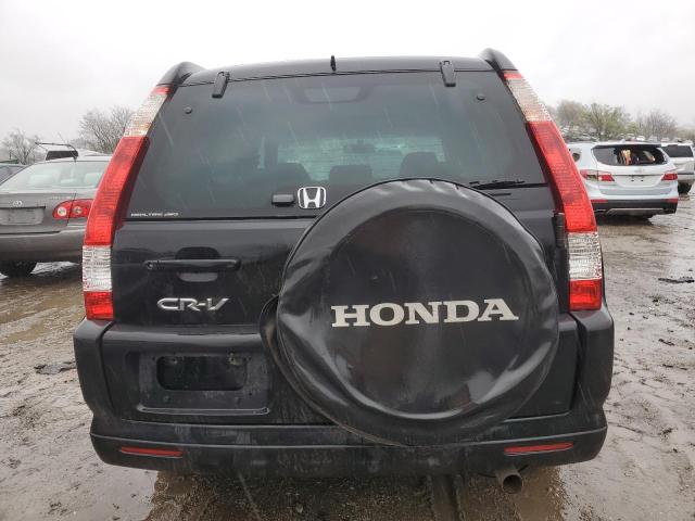 SHSRD78895U340215 - 2005 HONDA CR-V EX BLACK photo 6