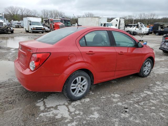 1G1JA5SH4C4137644 - 2012 CHEVROLET SONIC LS Qırmızı foto 3